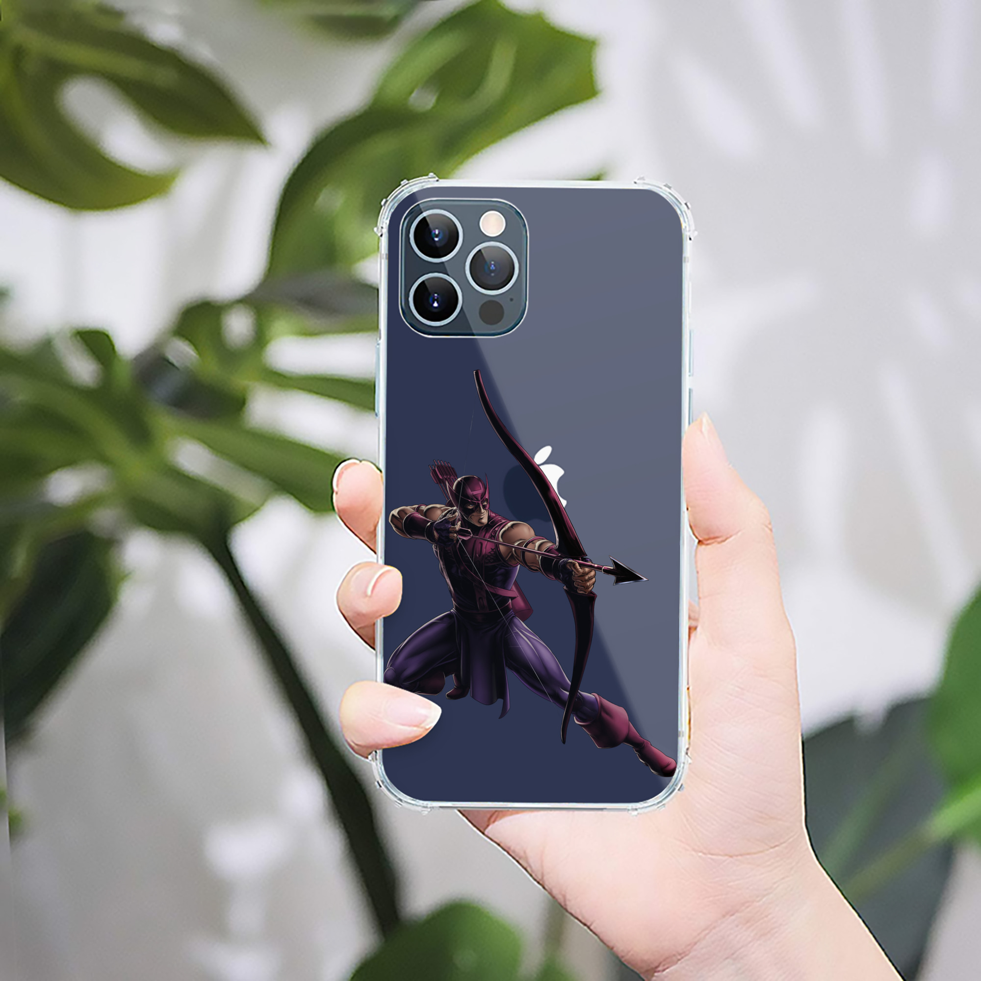 （画像用） アベンジャーズ The Avengers 【iPhone 12シリーズ対応】透明スマホケース（クリアソフトケース）